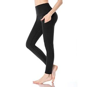 HIGHDAYS Womens High Waist Leggings with Pockets